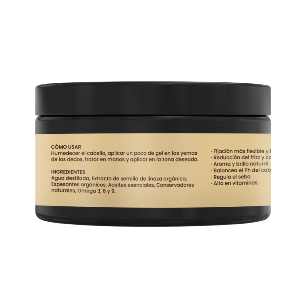 Gel fijador natural para cabello