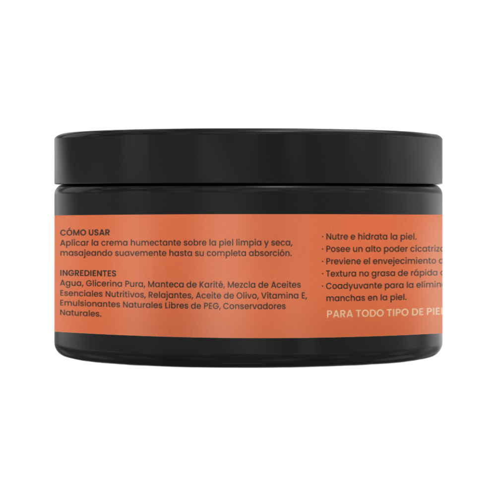 Crema humectante natural con karité