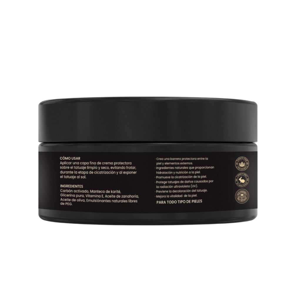 Crema protectora natural para tatuajes
