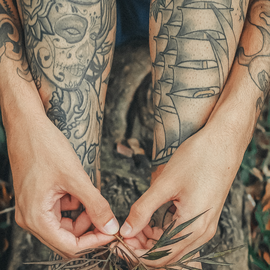 Crema protectora natural para tatuajes